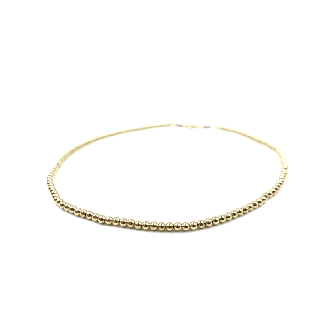 gold necklace 3mm