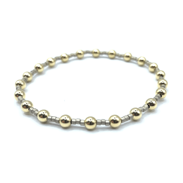 champagne and gold bracelet