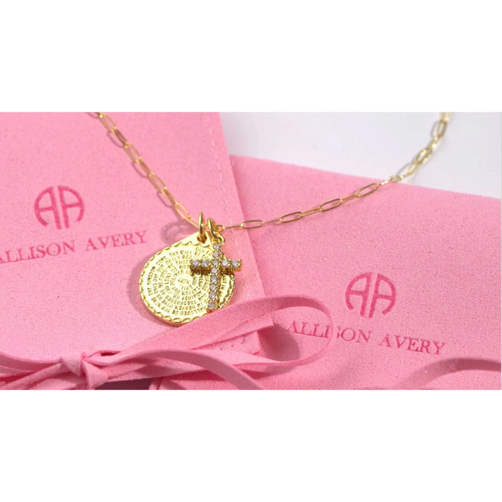 Allison Avery Lord's Prayer Goddess Charm Necklace