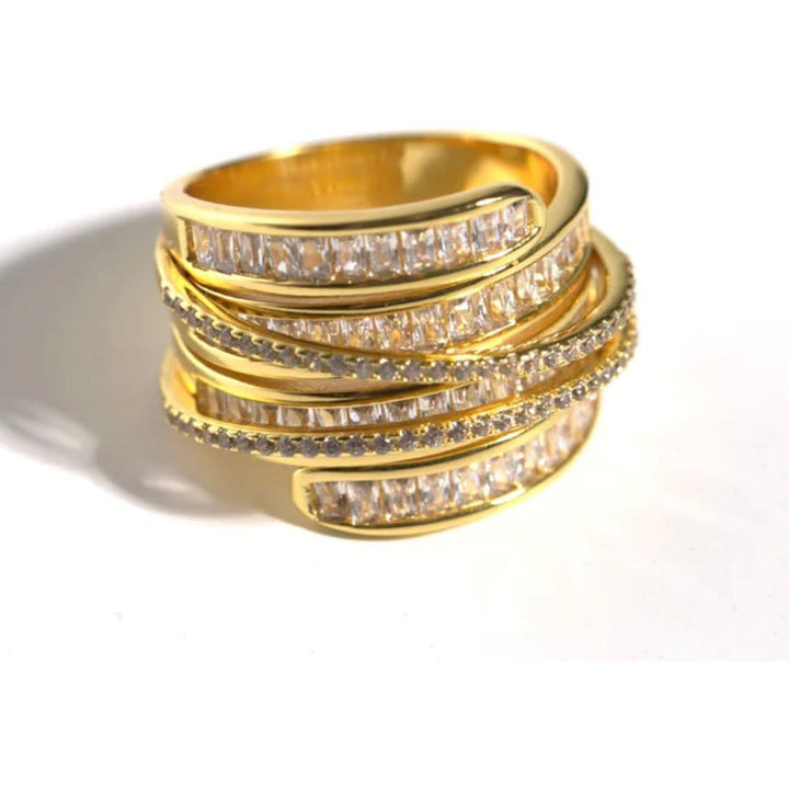 Allison Avery Gold Party on My Finger Ring-7