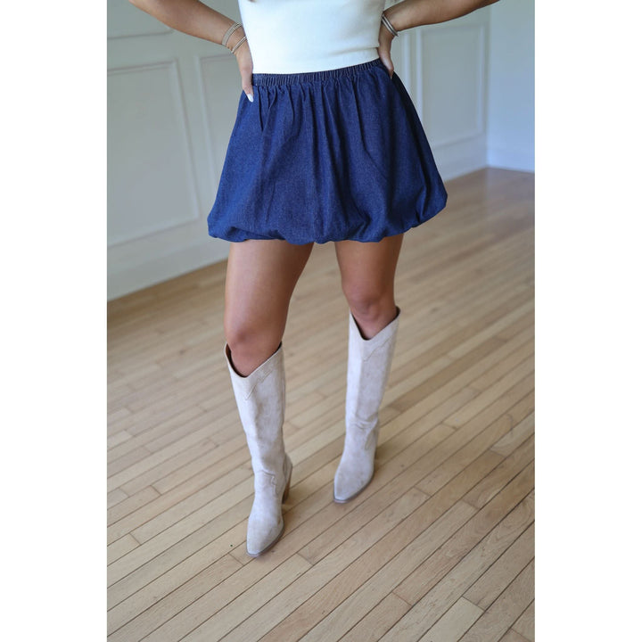 Denim Darling Bubble Skirt
