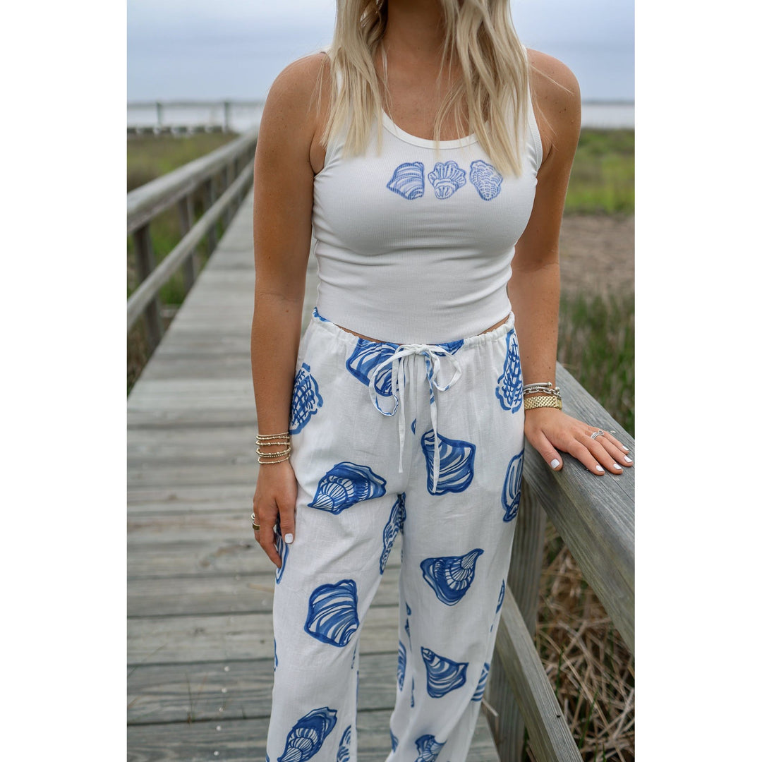 Seashell Simple Cropped Tank