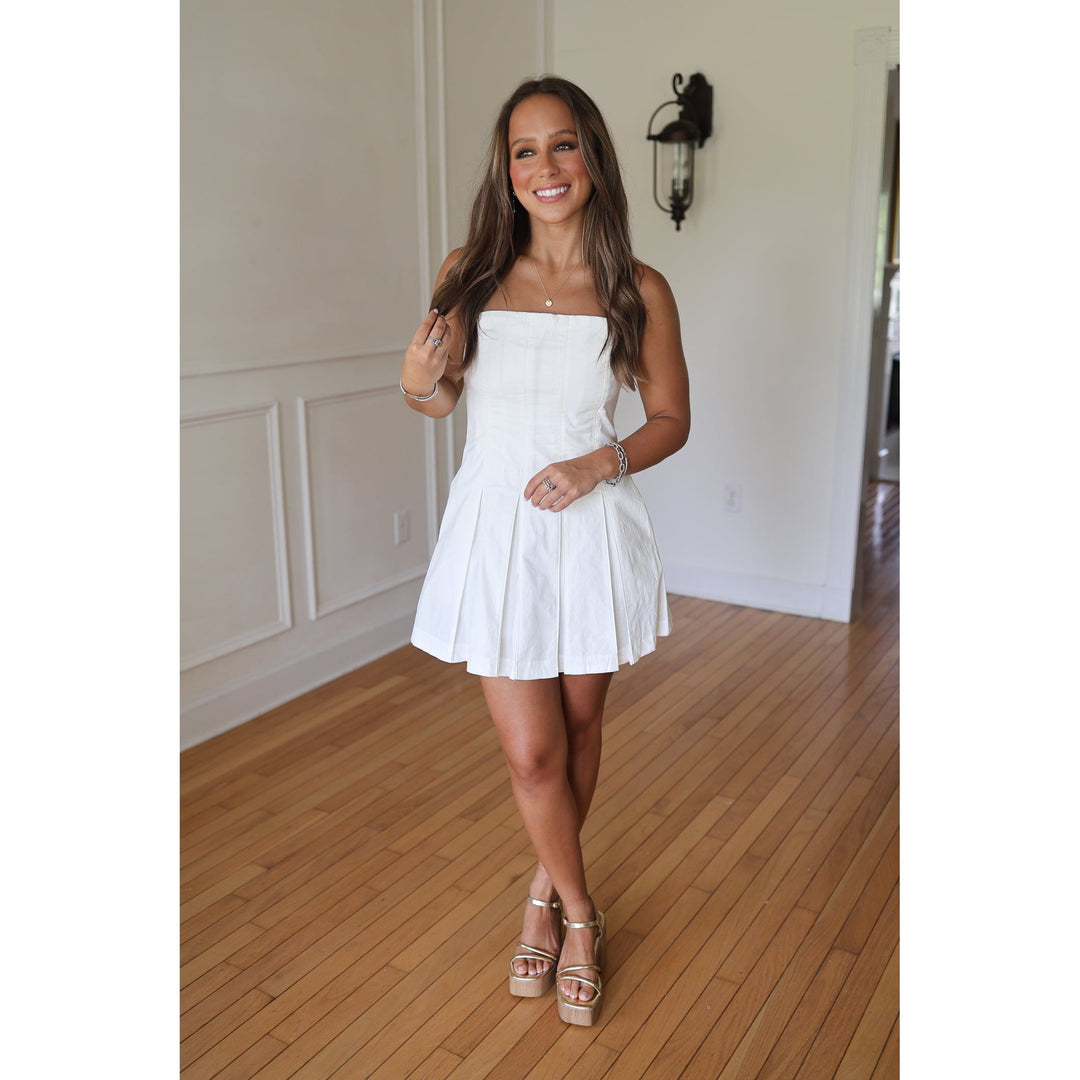 Living on Love Bandeau Skort Dress