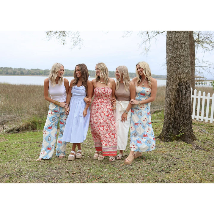 Oasis Orange Multi Print Midi Dress