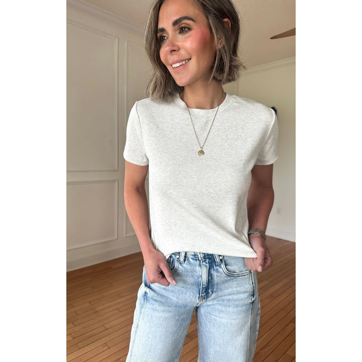 Annie Ribbed Tee