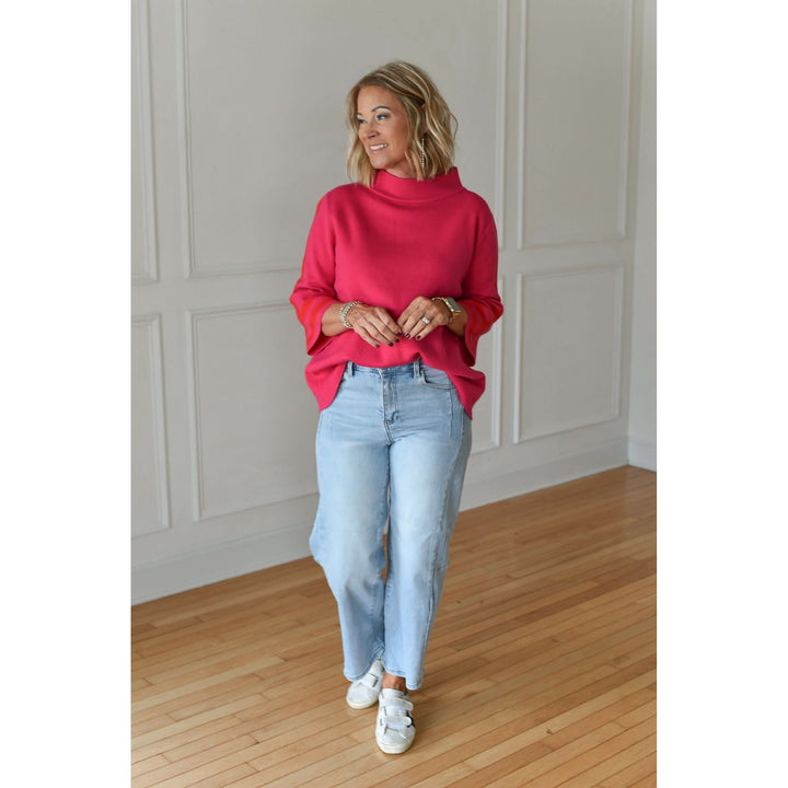 Risen Rylee Cropped Wide Leg Jeans