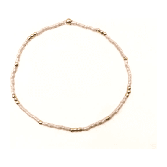 pale pink bracelet