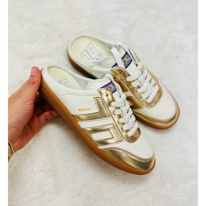Back 70 Easter Sneakers - Metallic Gold