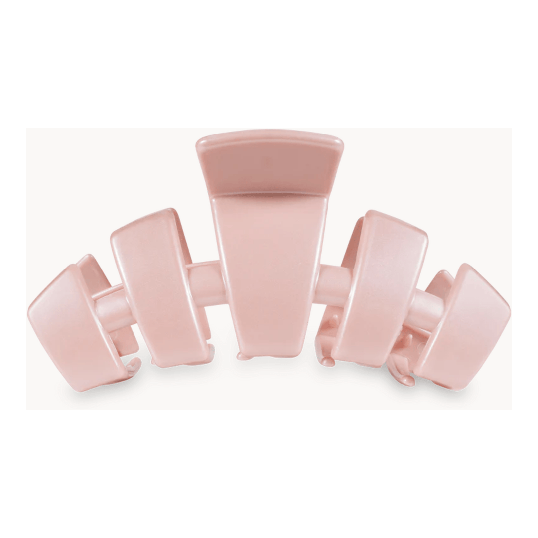 Teleties Classic Pearly Pink Large Hair Clip