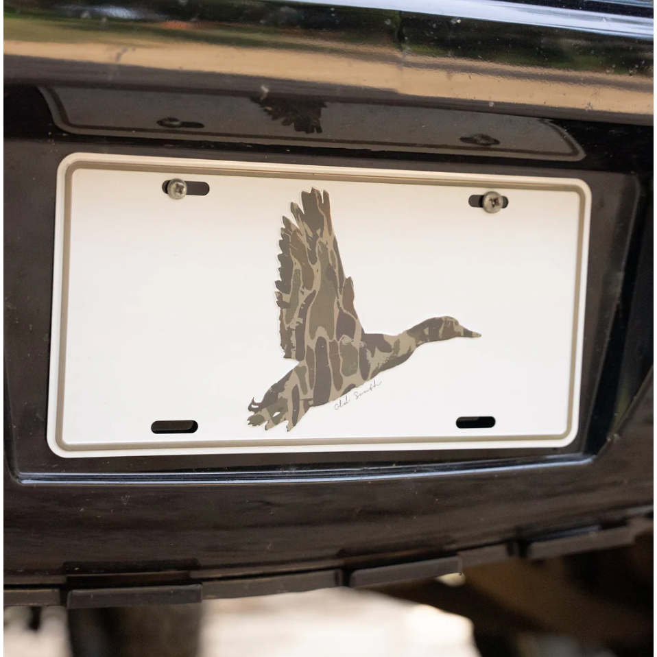 Old South Duck Wings Thicket Camo License Plate