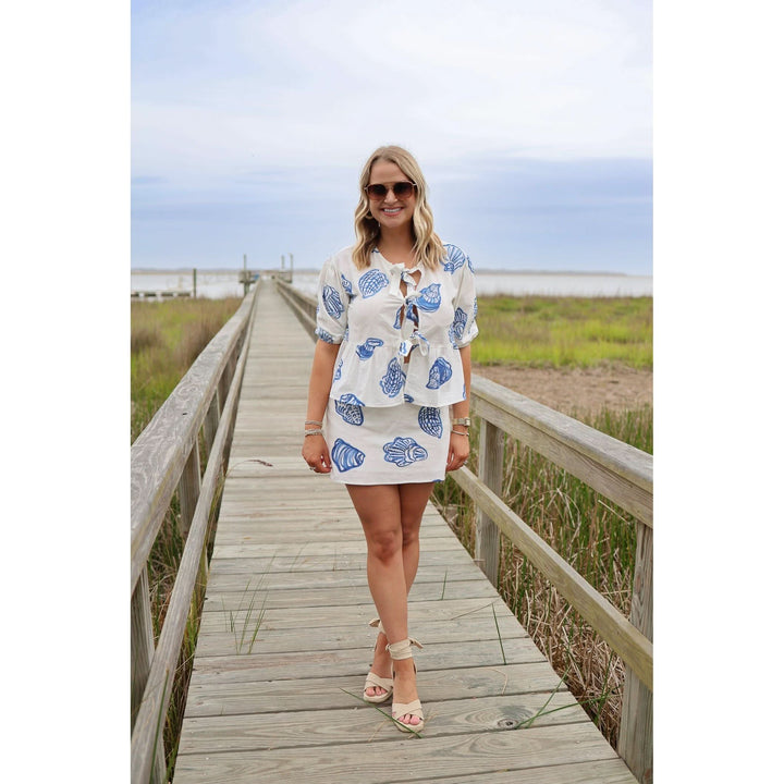 Seashell Breezy Skirt