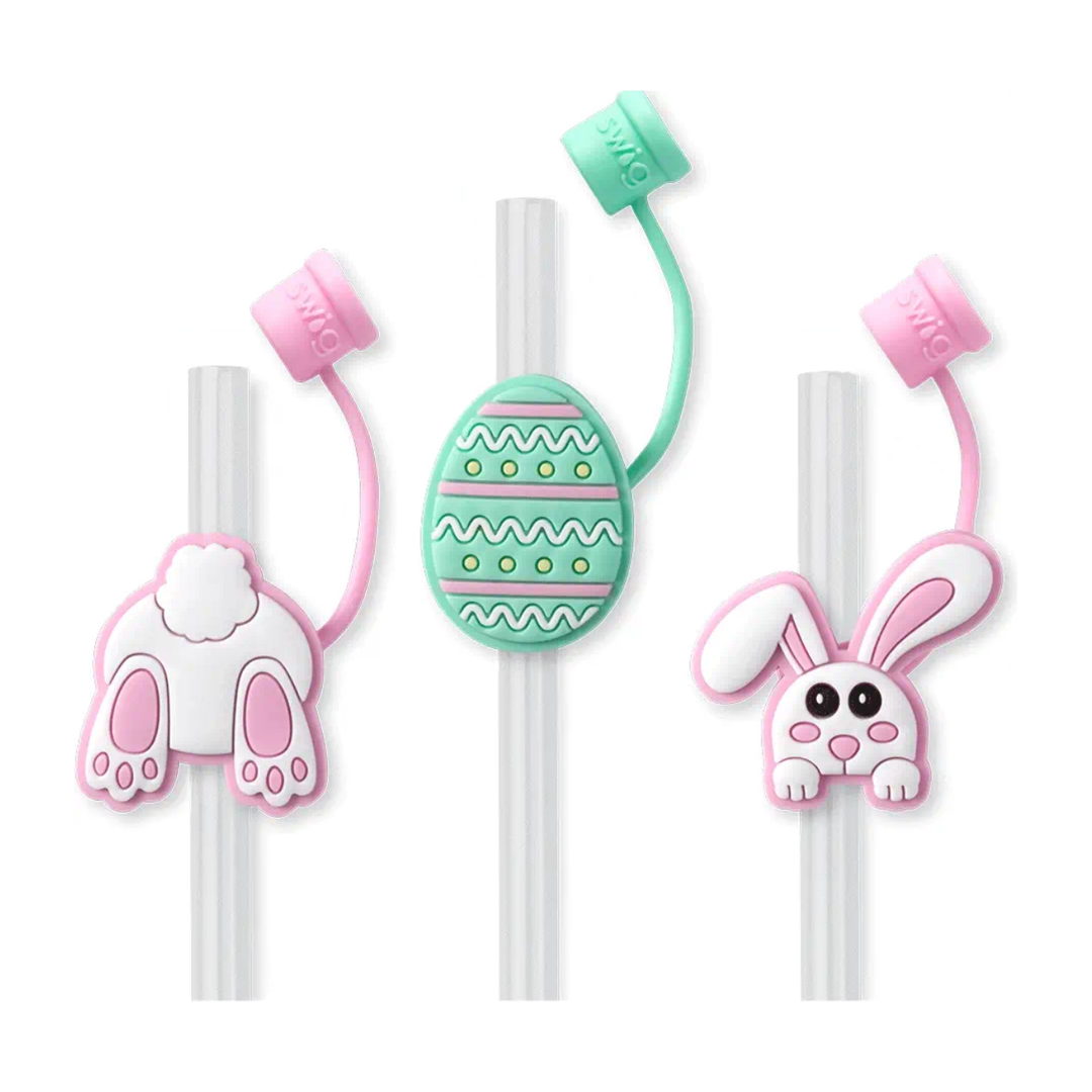 Swig Bunny Trail Straw Topper Set