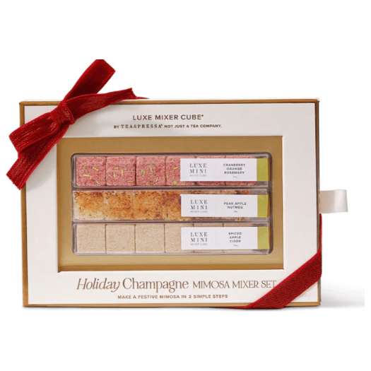 Teaspressa Luxe Mixology Cubes Holiday Champagne Kit