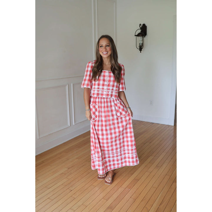 Tessa Ric Rac Trim Midi Skirt Set