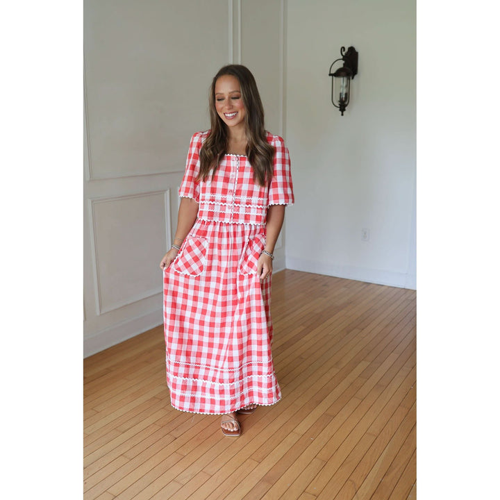 Tessa Ric Rac Trim Midi Skirt Set