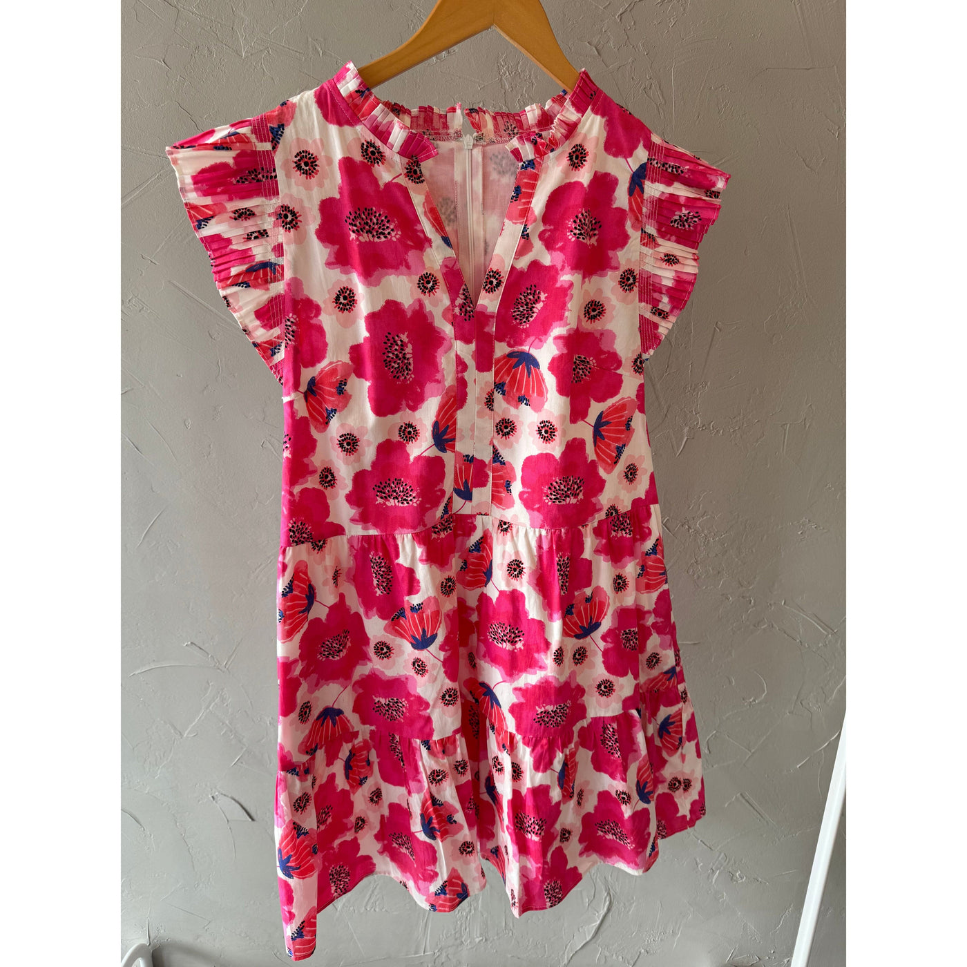 Floral Mini Dress with Pockets