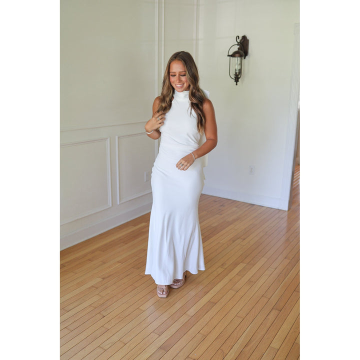 white dress
