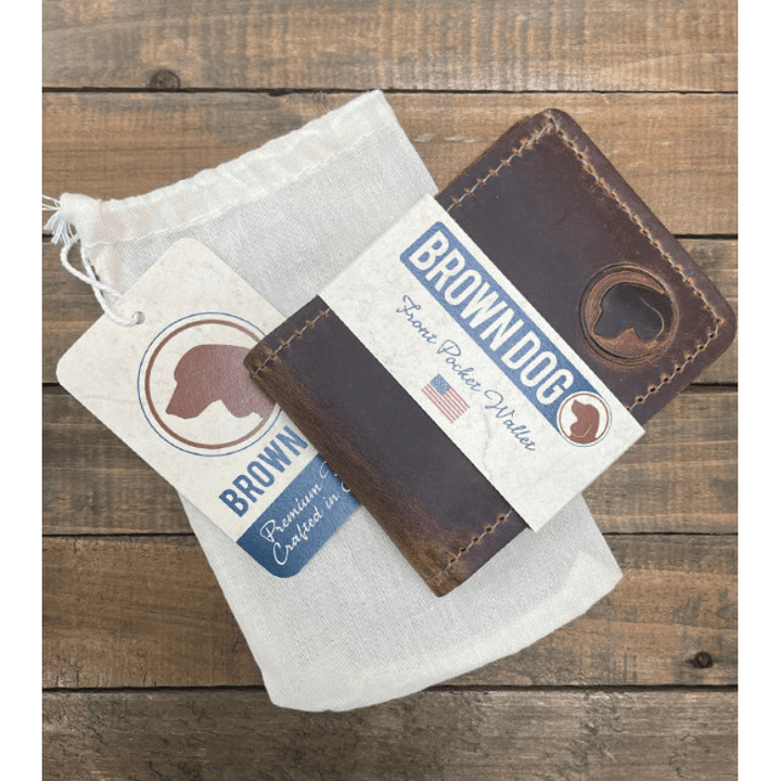 brown wallet