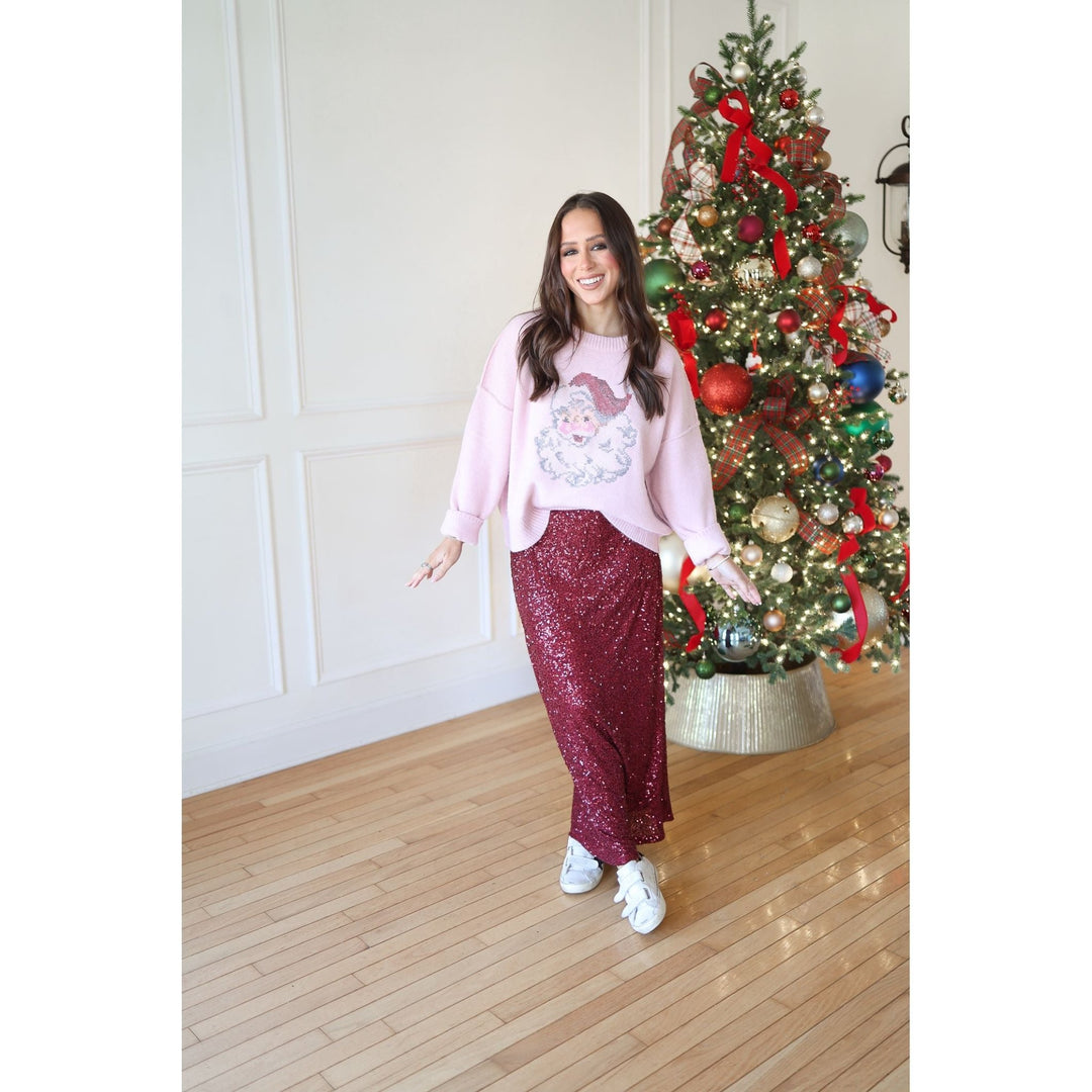 Bella Sequin Midi Skirt