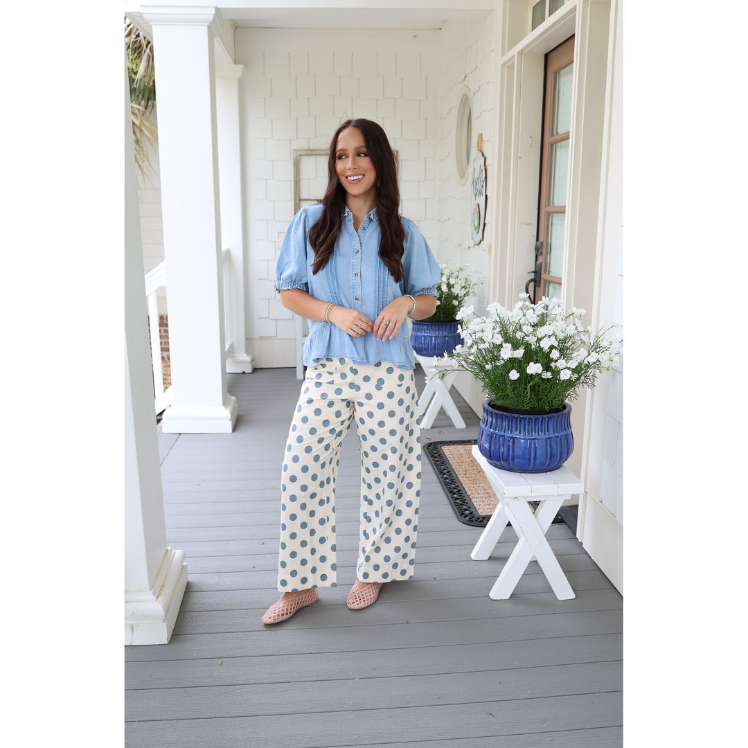 Spot on Linen Pants
