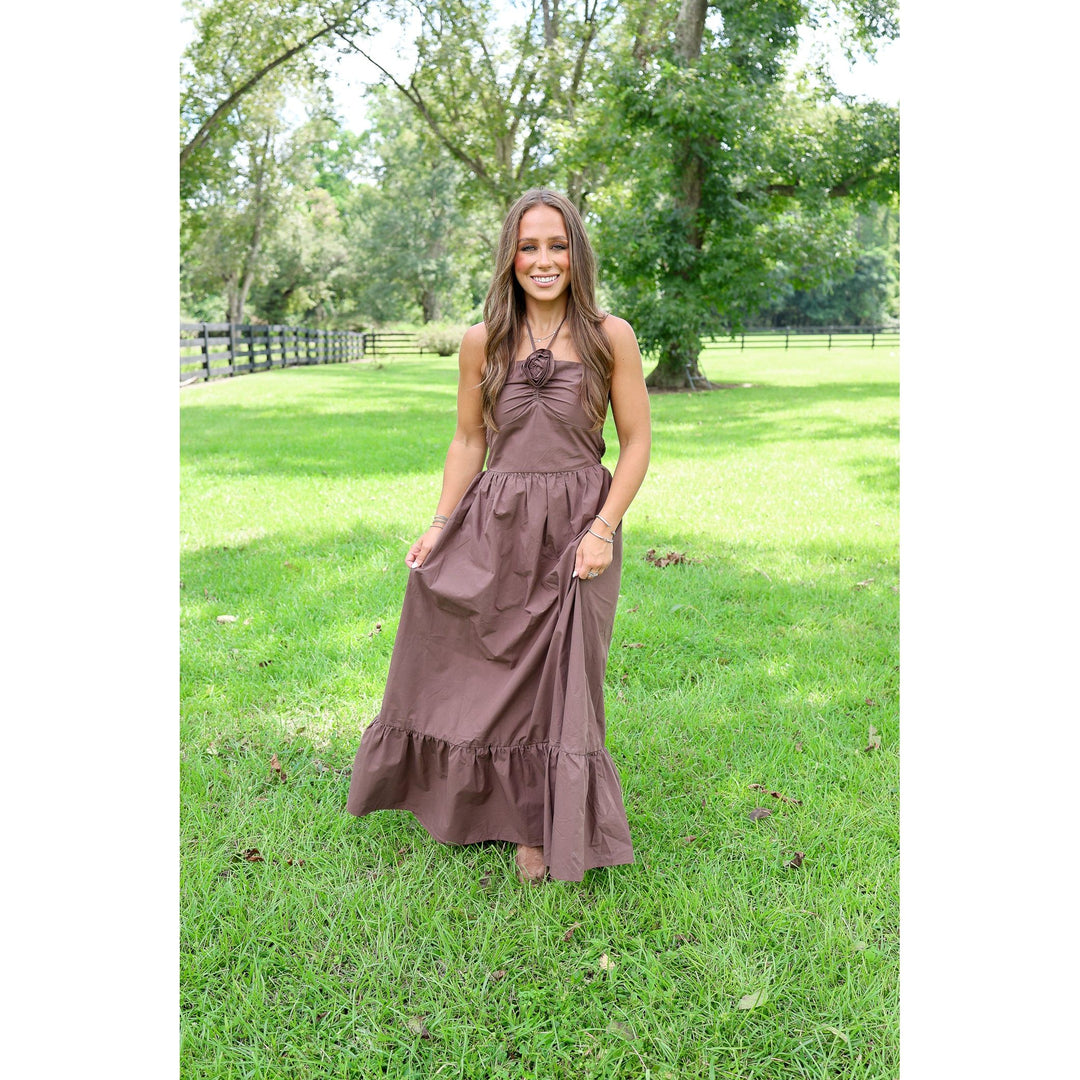 Brown Maxi Dress