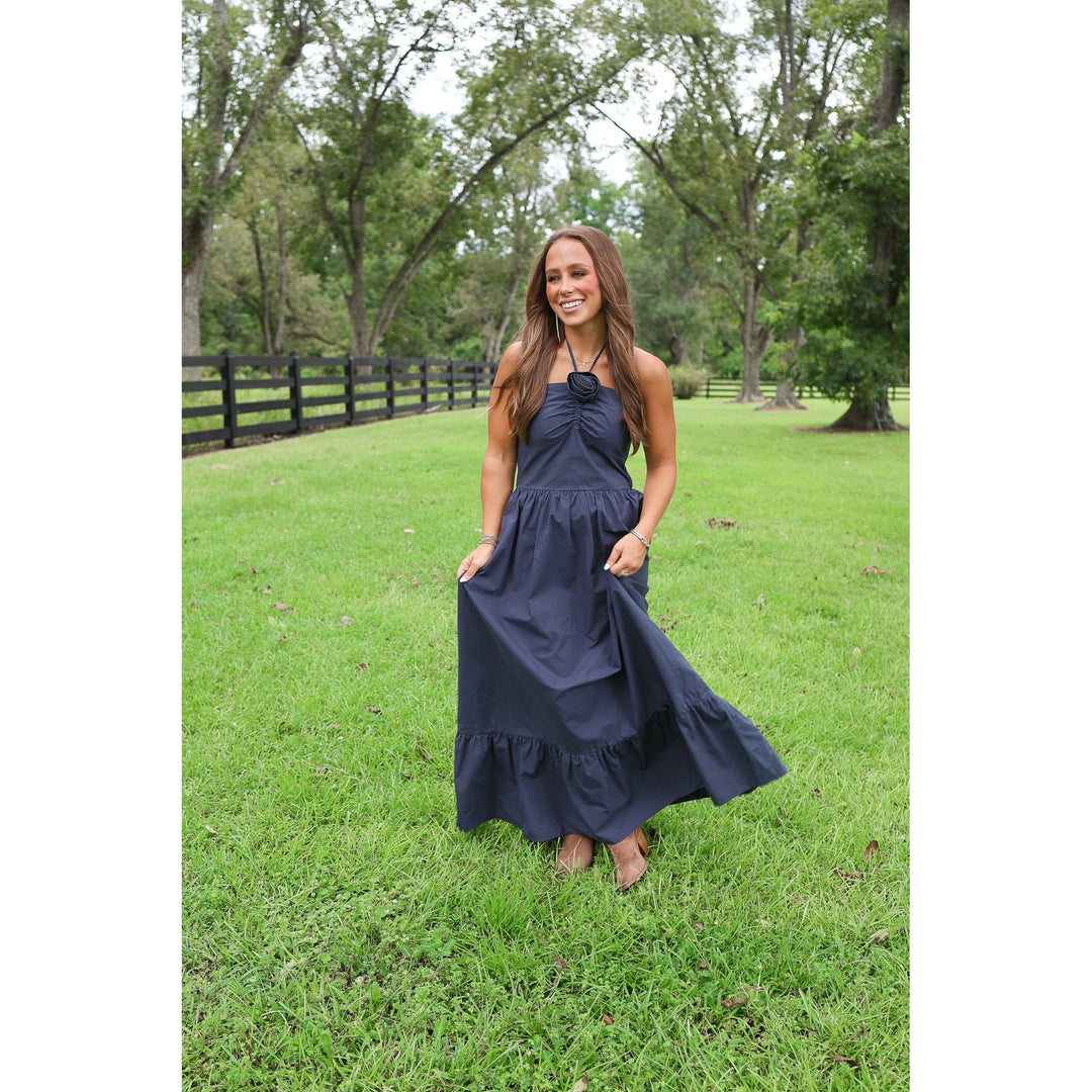 Roxanne Halter Maxi Dress