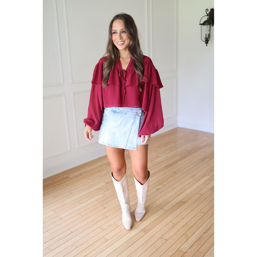 Shelby Ruffled Blouse
