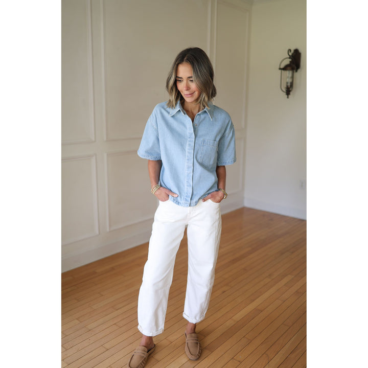 Risen High Rise Ramona Barrel Jeans