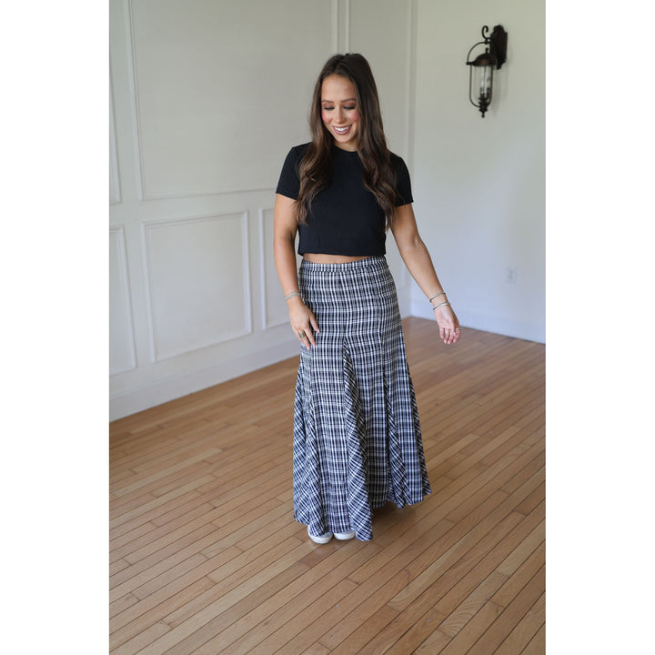 Perry Plaid Maxi Skirt