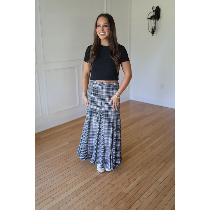 Perry Plaid Maxi Skirt
