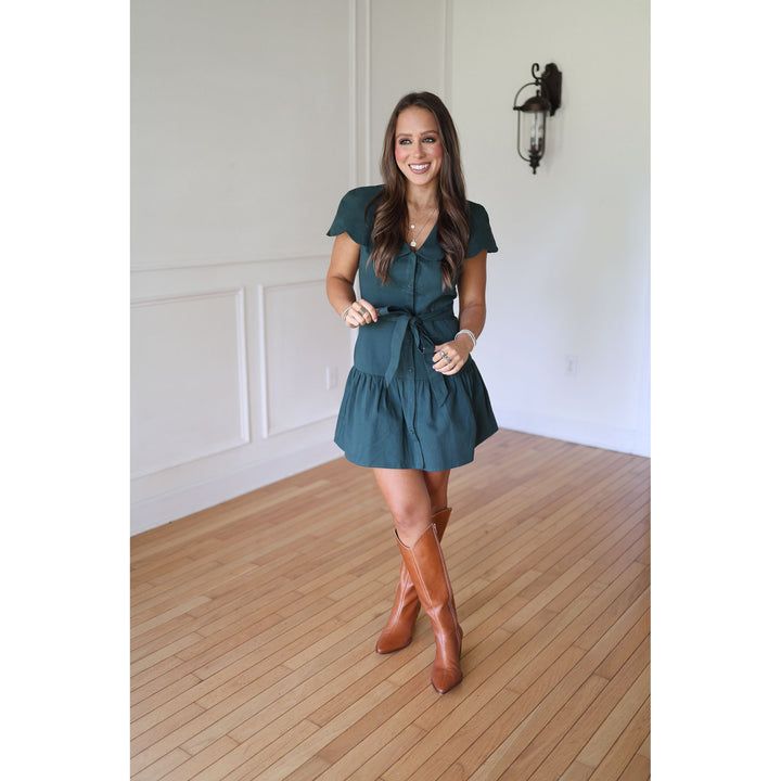 Corrina Hunter Green Dress