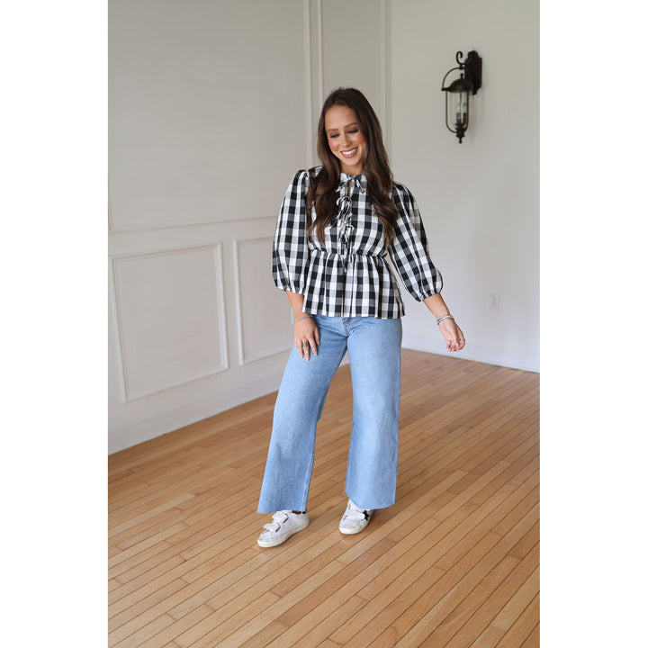 Landry Gingham Top