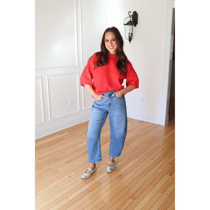 Rachel Balloon Sleeve Sweater