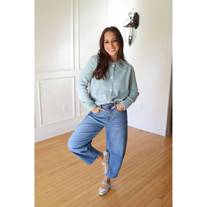 Elsa Collared Button Up Sweater