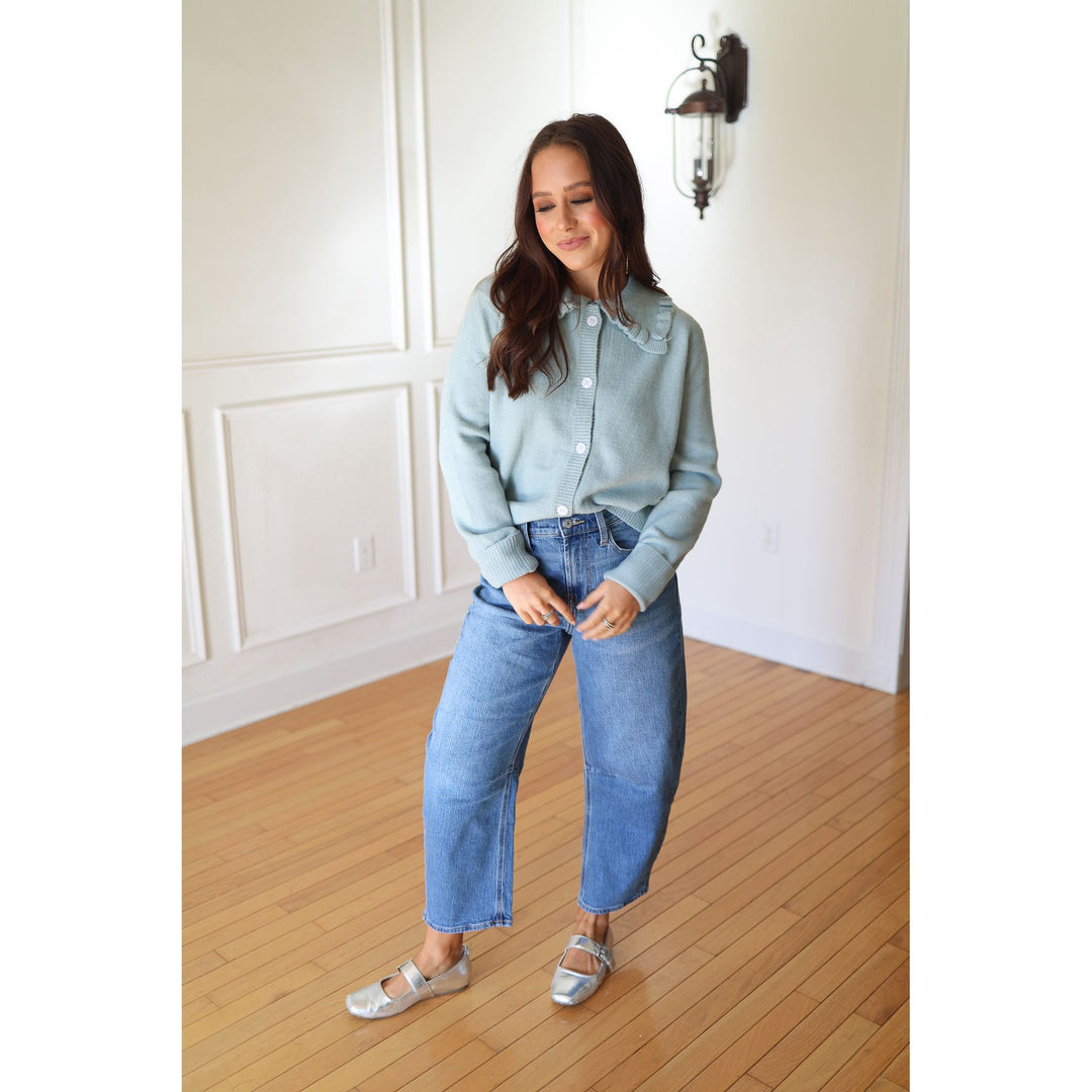 Elsa Collared Button Up Sweater