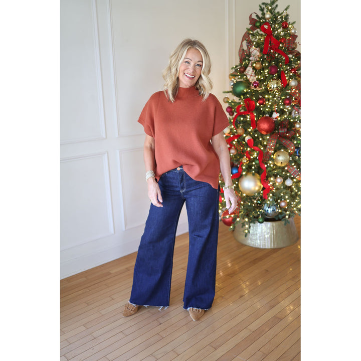 Calista Copper Sweater