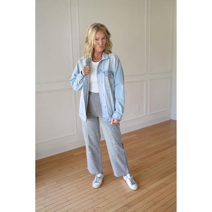 gingham pants