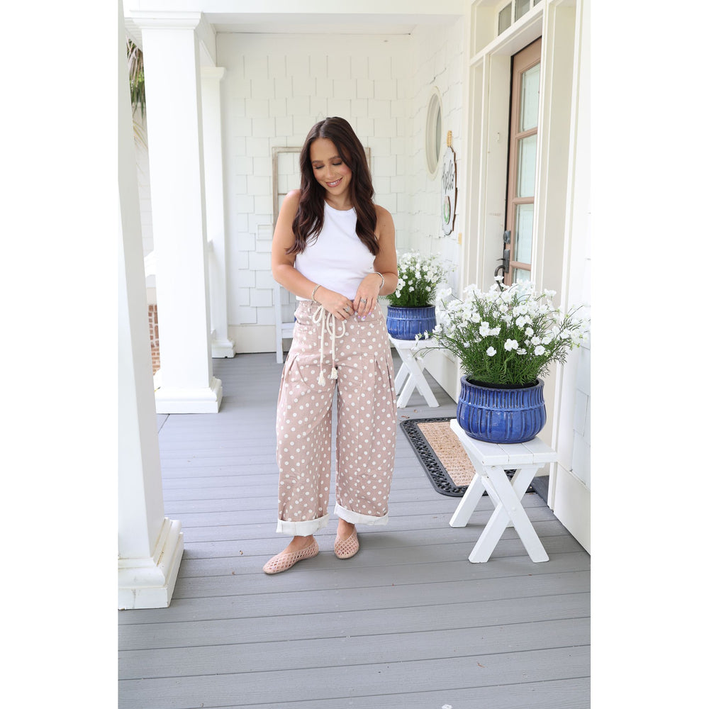 polka dot pants 
