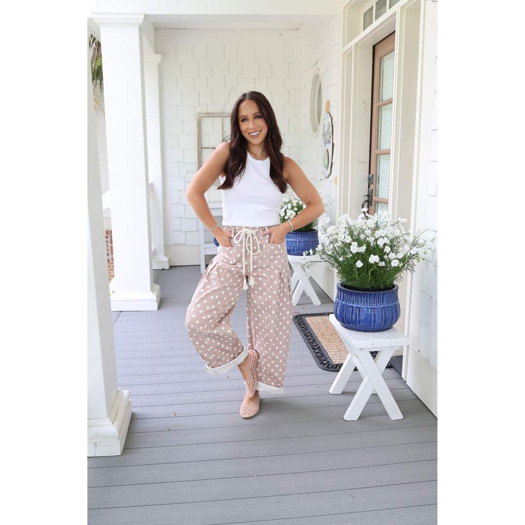polka dot pants 