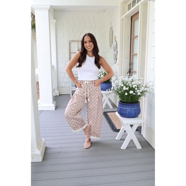 polka dot pants 