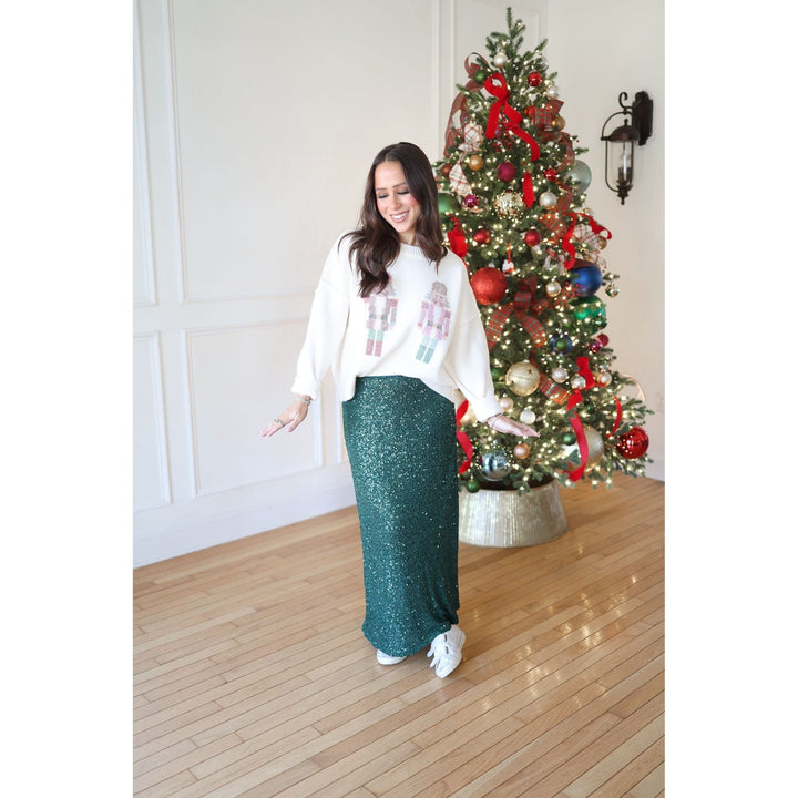 Cream Toy Soldier Sweater