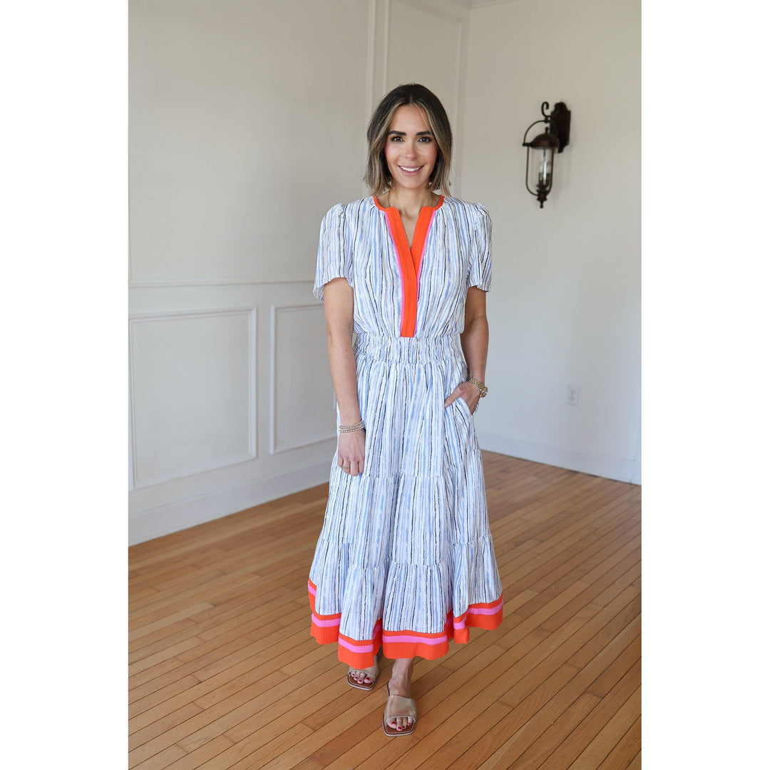 Cumberland Blue Maxi Dress