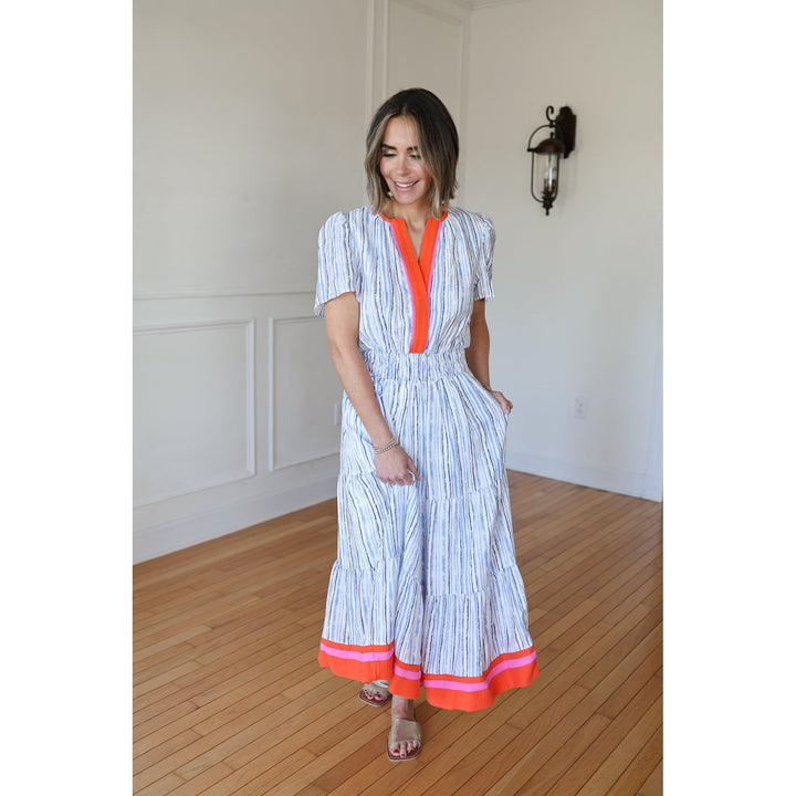 Cumberland Blue Maxi Dress