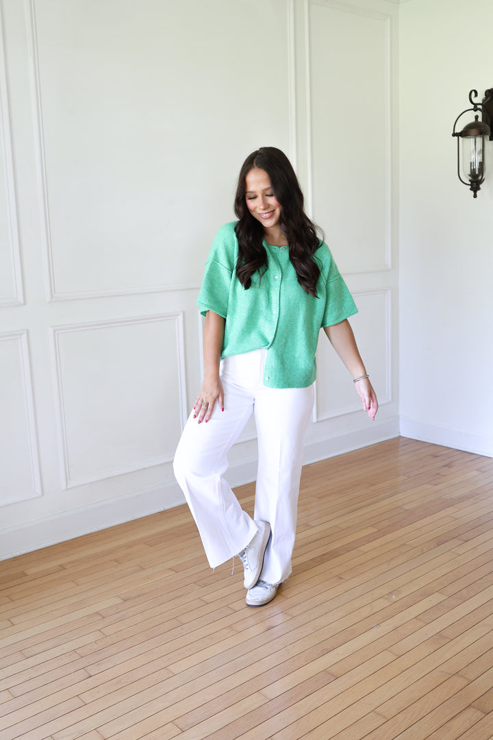 Elaina Short Sleeve Cardigan