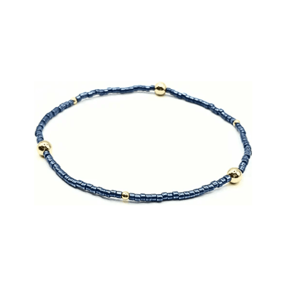 blue bracelet