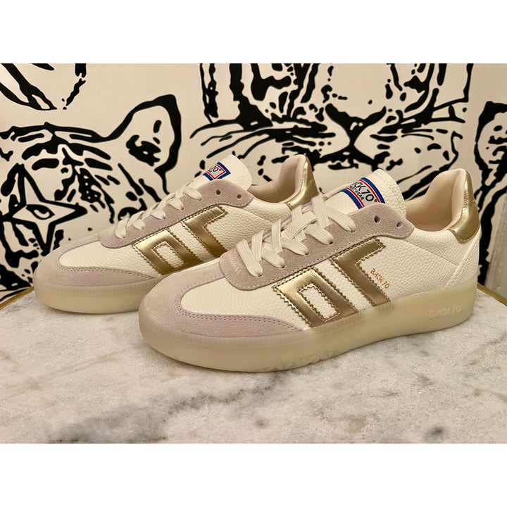 Back 70 Boston Sneakers - Metallic Gold