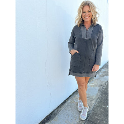 Charcoal Athleisure Dress