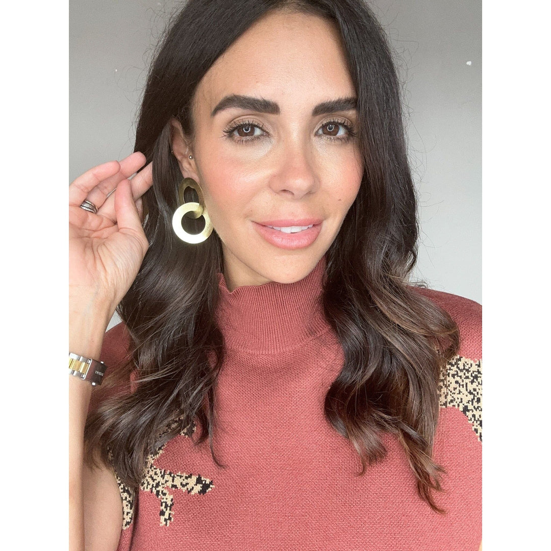 Nickel Free Brass Loop Sheila Fajl earrings