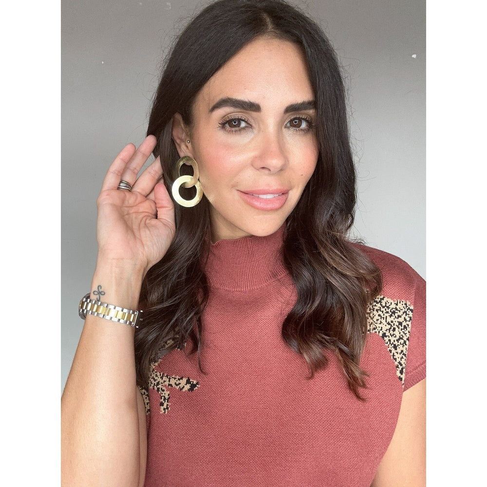 Gold Plated Sheila Fajl earrings