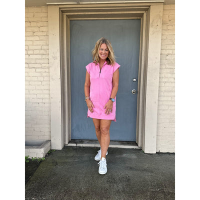 Pink Athleisure Dress